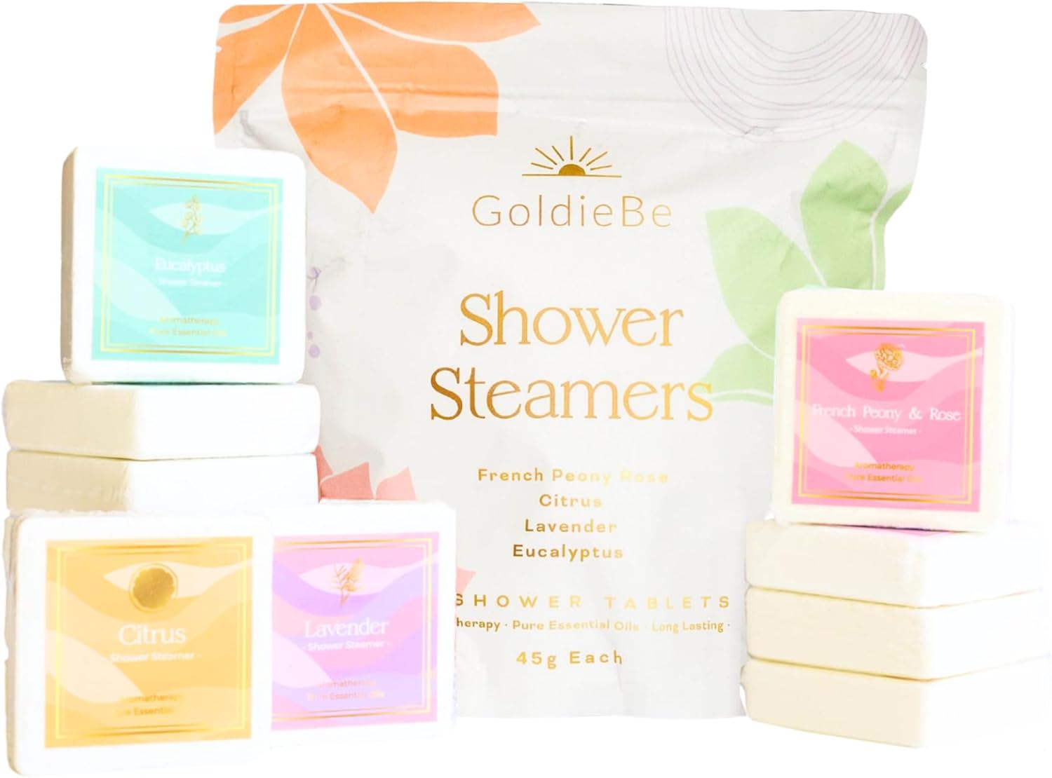 Shower Steamers Aromatherapy 12 Pcs Pure Essential Oils