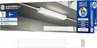 LED HD+ Undercabinet Light Fixture, Linkable Integrated Slim Profile Fixture for Kitchens, High Definition Light in 5 Color Temperatures, Plug-in, 12in (1 Pack)