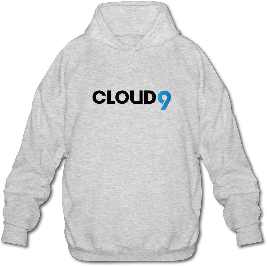 Posspro-EIL Men's Cloud 9 Hooded Sweatshirt Ash