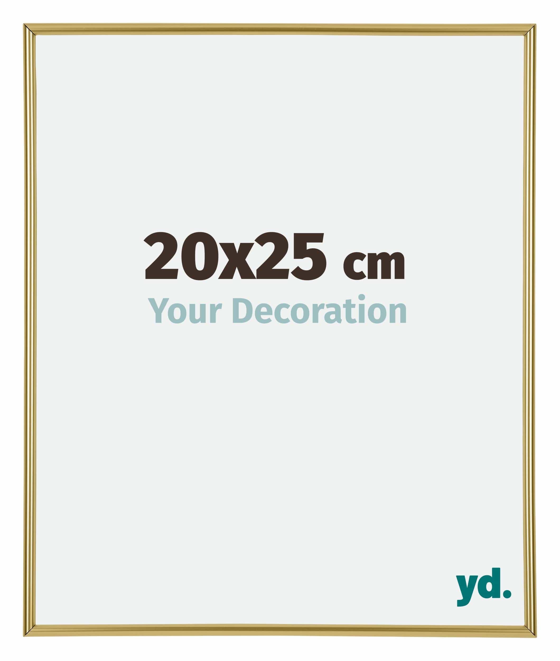 Your Decoration - Picture Frame 20x25 cm - Gold - Decorative Wall Frame in Plastic with Antireflection - Frame 20x25 - Annecy — image 1