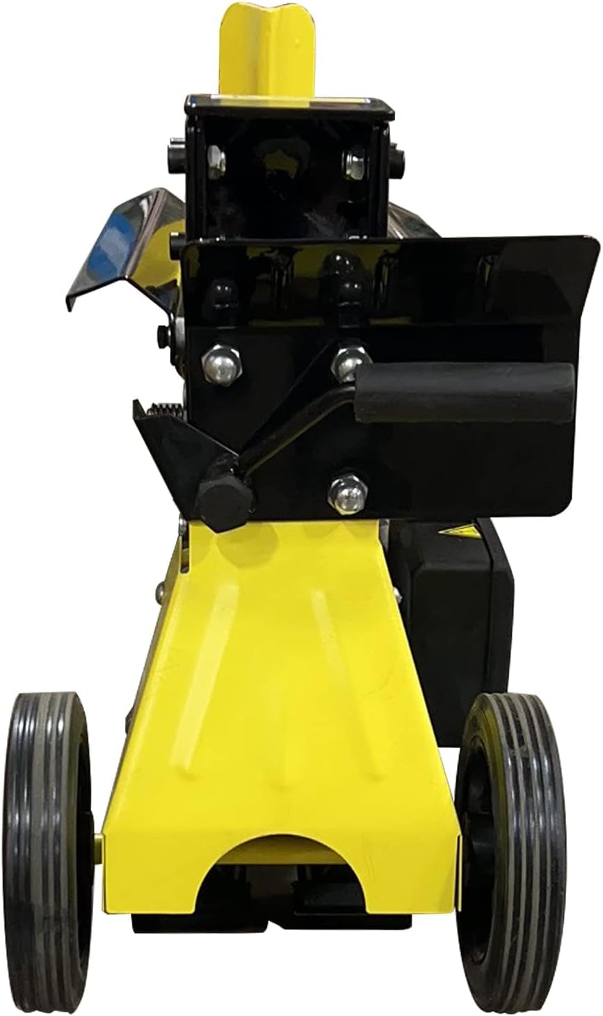 5 Ton Electric Log Splitter, 1600W Hydraulic Wood Splitter with Steel Wedge & Wheels, Portable Horizontal Firewood Splitter for Home, Garage & Backyard