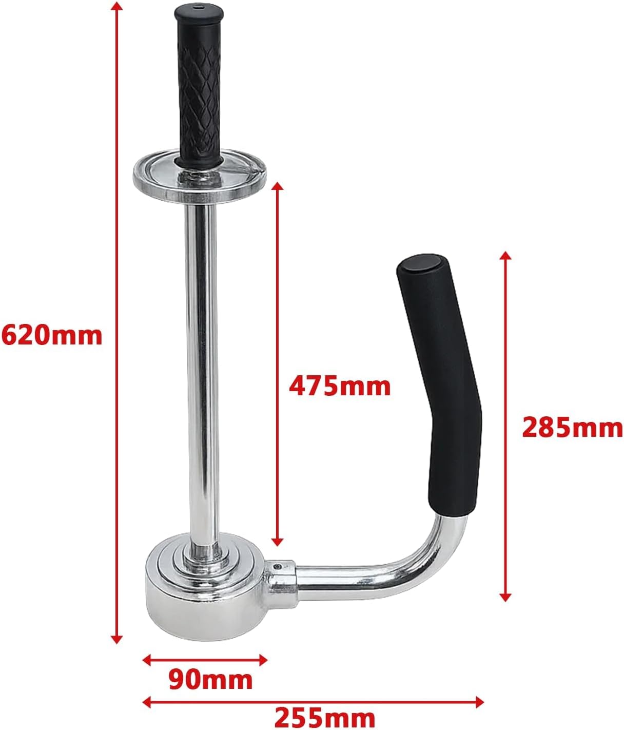 Pallet Stretch Film Packing Machine Shrink Wrap Dispenser Holder, Adjustable Height from 12-20 inch Heavy-Duty Packing Tool for Industrial Use