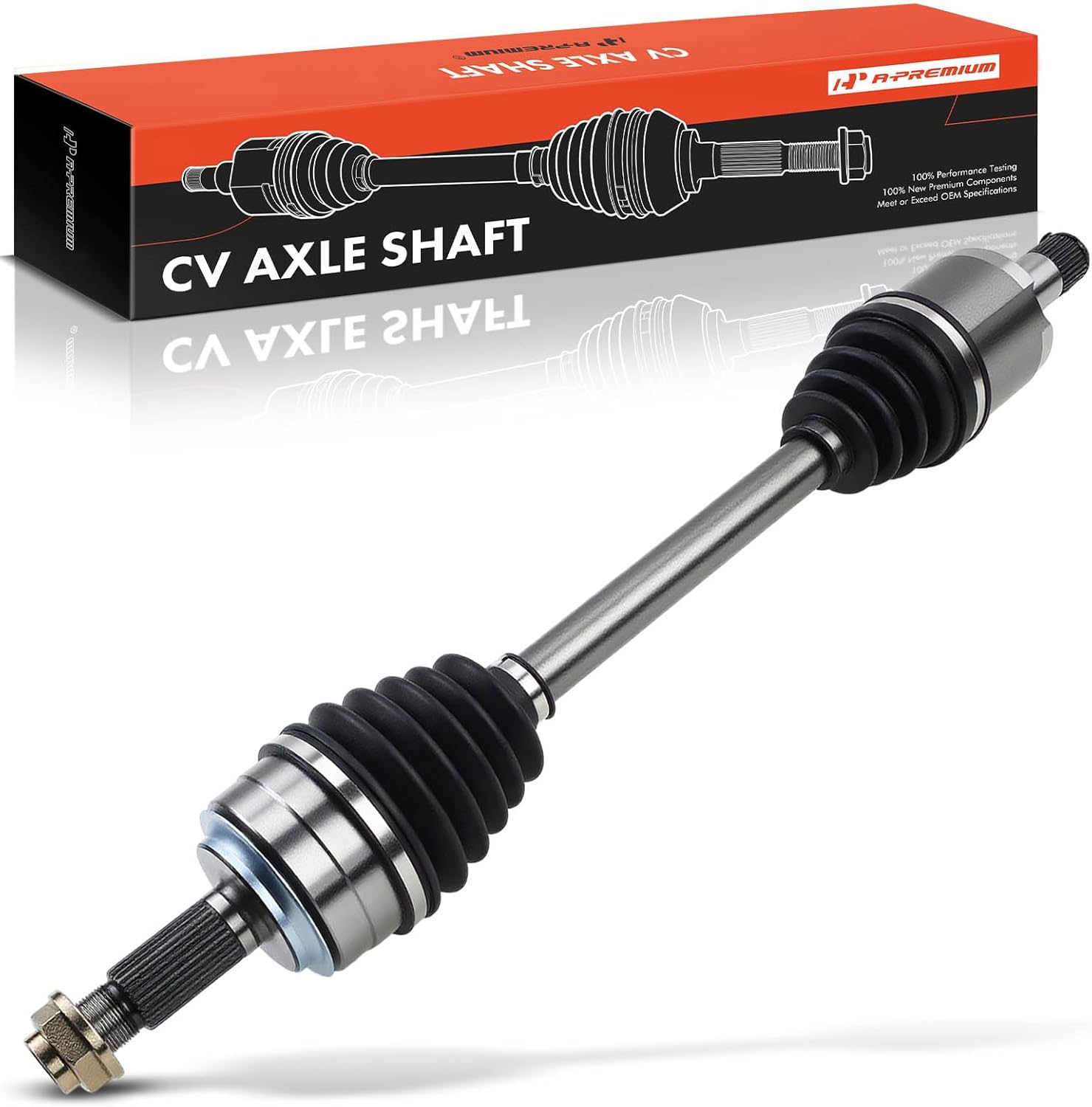 A-Premium CV Axle Shaft Assembly Compatible with Honda Accord 2013-2014 V6 3.5L SOHC Petrol, Front Left Driver Side, Replace# 44306T2BA00