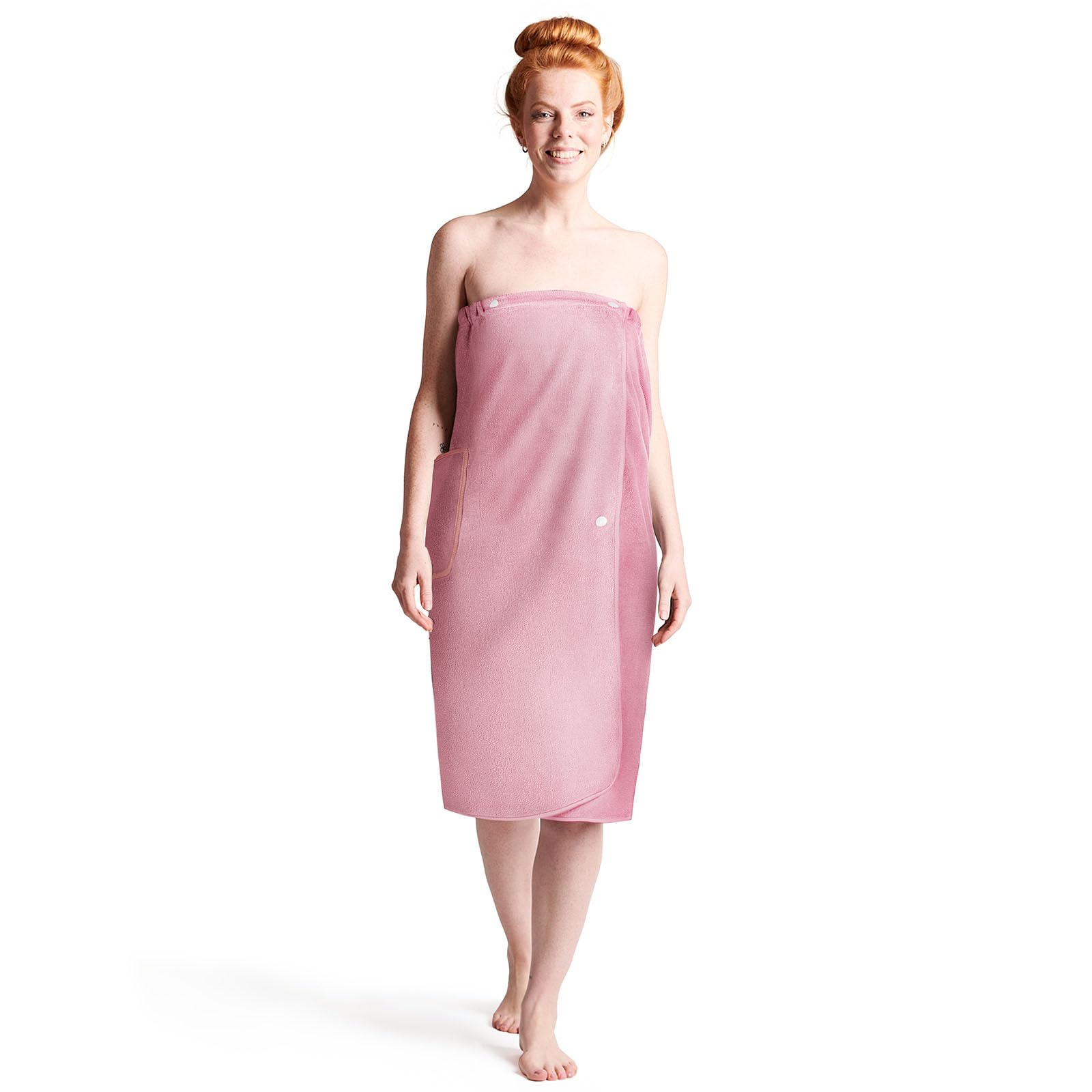 Toalla de Sauna Mujer 80cmx140cm Ajustable Aomig Vestido de Baño Grande Sauna Ducha