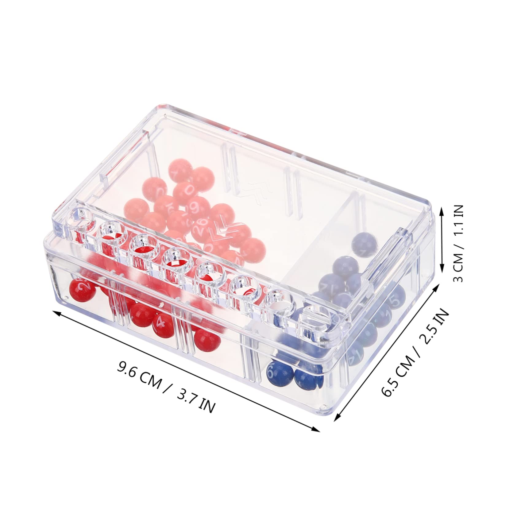 ibasenice 2sets Macchina Per Lotteria Manuale Con Palline Gioco Di Società Divertente Per Feste e Occasioni Speciali Giocattolo Creativo Per Tutte Le Età