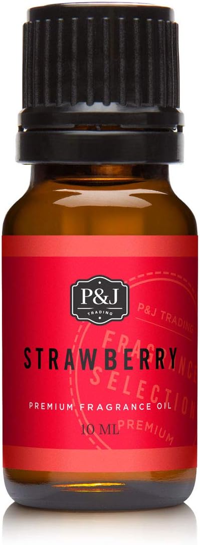 Fragrance Oil for Diffusers for Home - Strawberry 10ml Fragrance Scents for Candle Making - Soap Making Supplies & Car Diffuser Scents