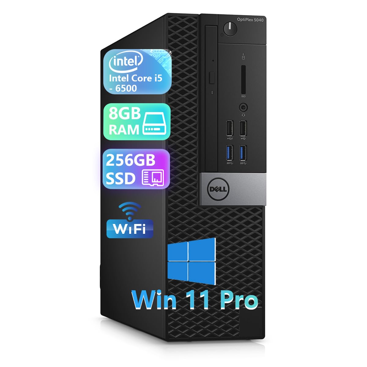 Dell OptiPlex 5040 SFF PC Desktop Computer, Windows 11 Pro, Core