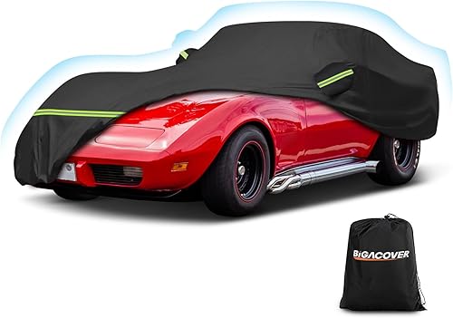 Miniatura 1 de Funda impermeable para automóvil C3 Corvette, protección solar contra el calor, cubierta completa para automóvil con cremallera lateral del