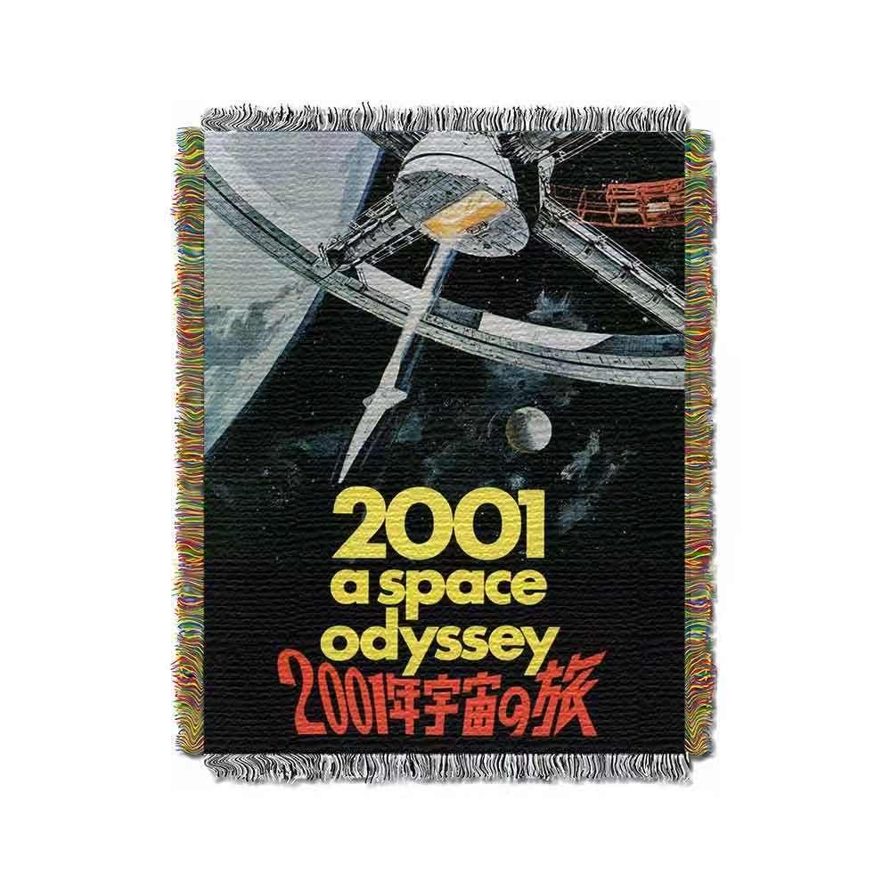 Amazon｜2001年宇宙の旅 映画 ブランケットラグ 130X160cm｜ソファ