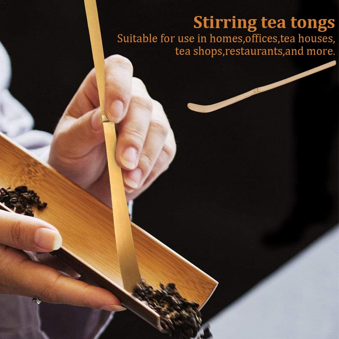Cuchara De Bambú Para Té Matcha (Chashaku) - 18 Cm, Perfecta Para Medir Y Preparar Matcha Como Un Auténtico Japonés