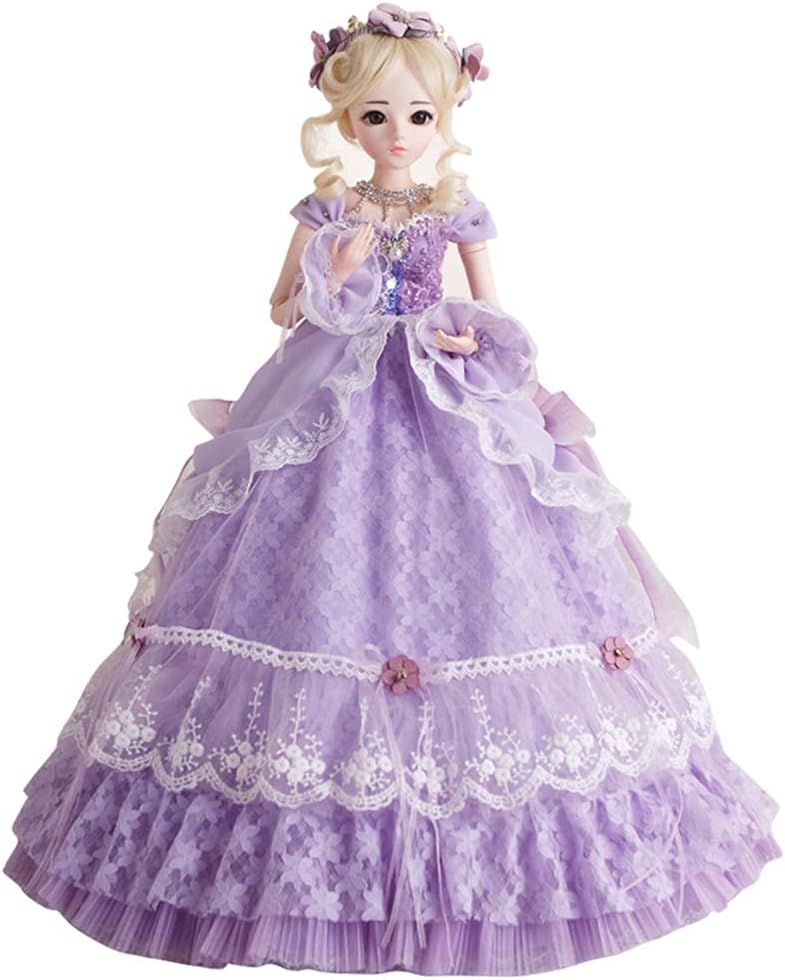Get Special Price UCanaan BJD Dolls Clothes Set of Wigs Shoes Socks Accessories Full Set for 1/3 22-24inch 60cm BJD Dolls