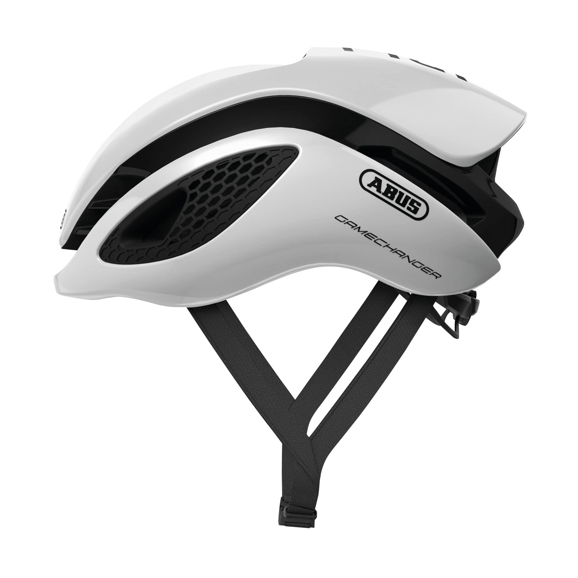 ABUS Casco da bici da strada GameChanger - Casco da bici aerodinamico con proprietà di ventilazione ottimali per uomini e donne | Casco bici con cinghie aerodinamiche, sistema di raffreddamento, supporto occhiali, regolazione