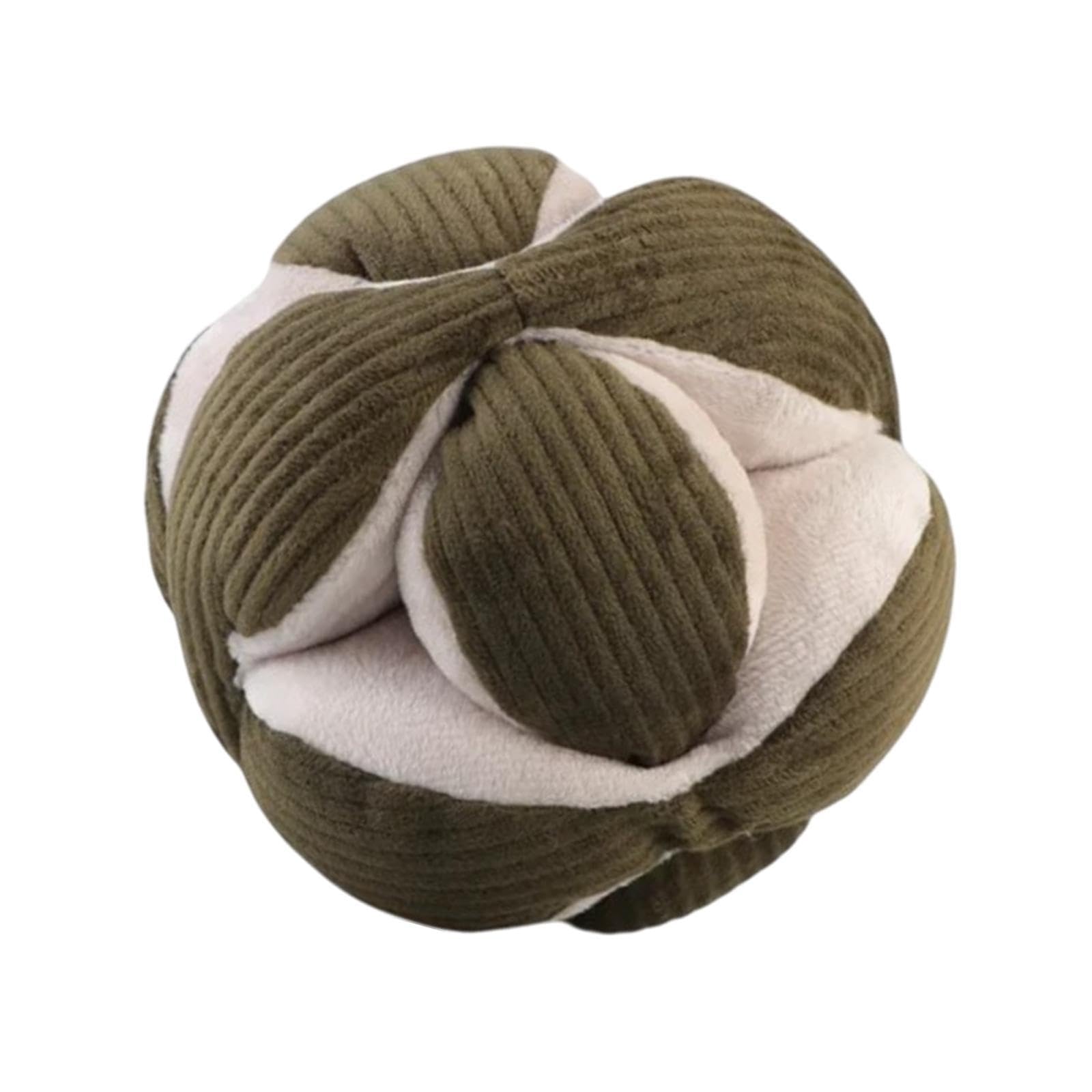 Balle pour Chien Jouet Interactif Peluche Sifflet Jouet à Mâcher Tissu Doux Protection Mobilier Convient pour Dressage Chiots Animaux, Vert Foncé