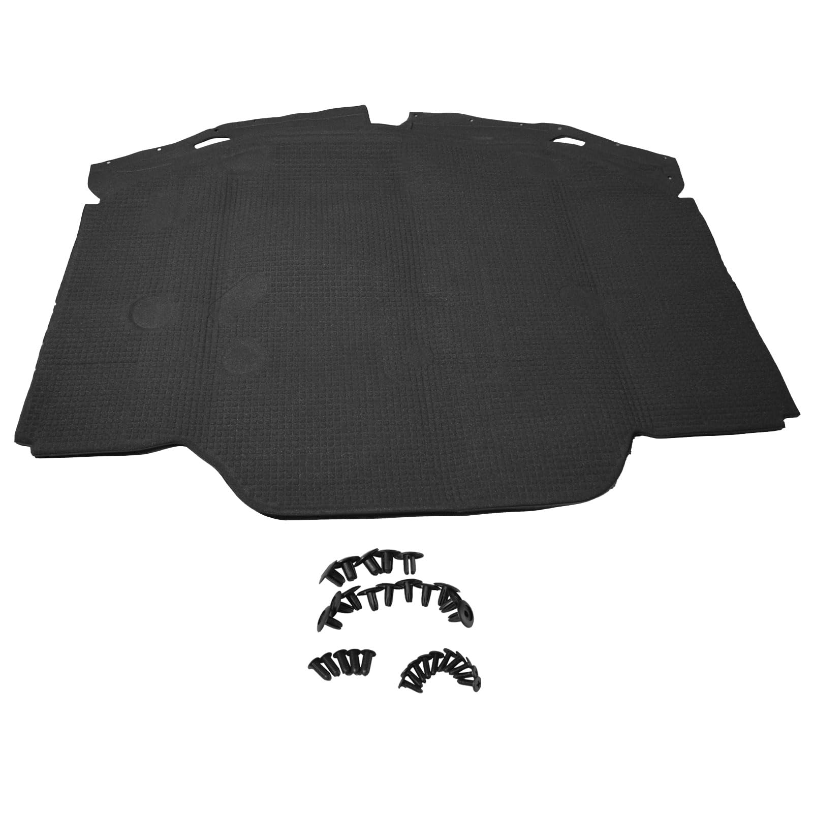 1296802025 - Tappetino isolante per cofano, ricambio per Mer-ce-des 300SL 500SL 600SL SL320 SL500 R129 SL600 1990-2000 A1296802025, colore: Nero