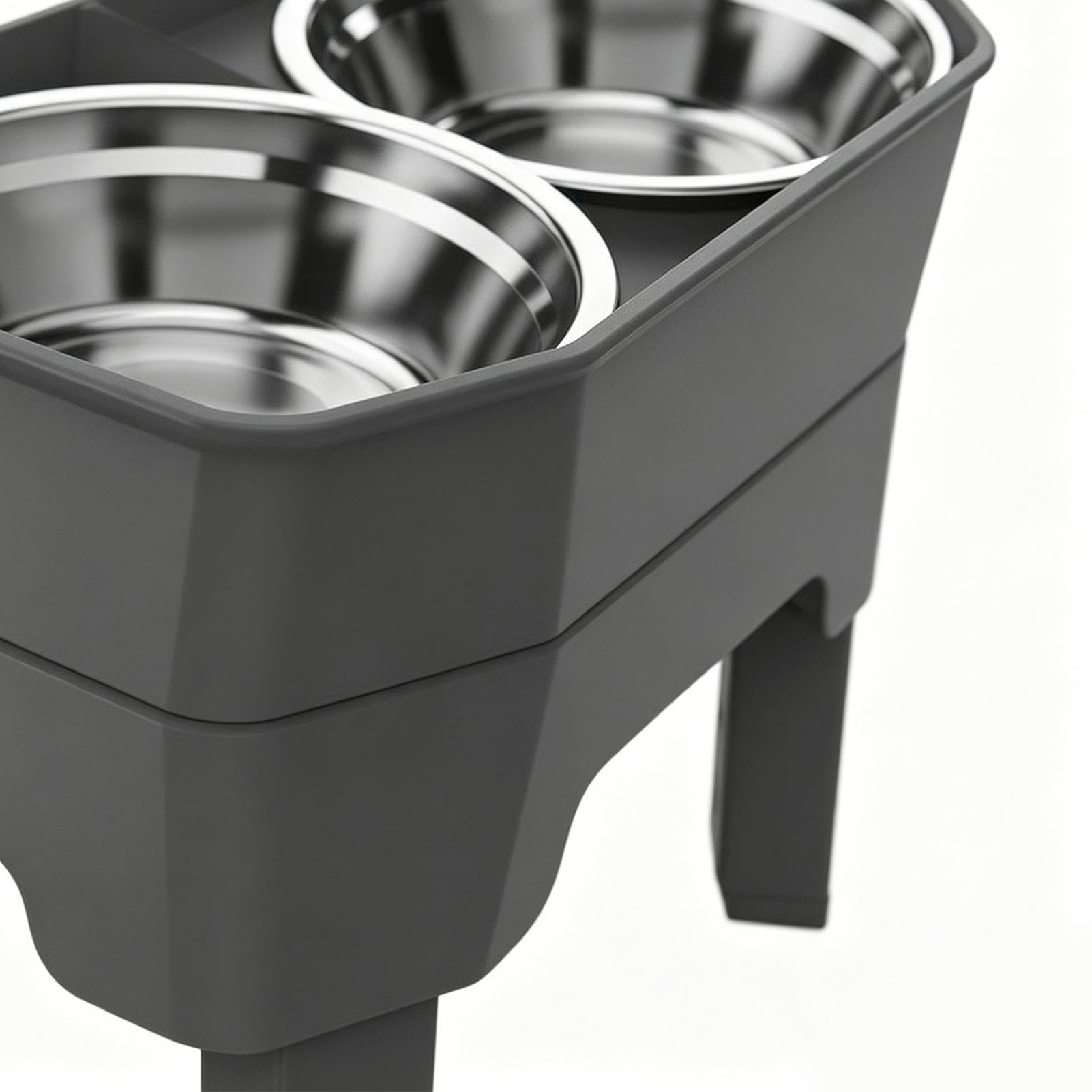 Comederos Elevados Para Perros Estación De Alimentación De Acero Inoxidable | Set De Comida Y Agua Para Perros Cachorros Comer Beber Entrenamiento Cocina Al Aire Libre Viajes Camping Patio Trasero