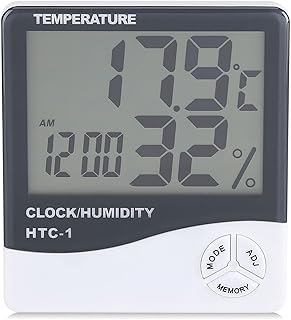 Digital Indoor Thermometer, Digital LCD Thermometer, Digital Thermometer Hygrometer Ndoor Thermometer Hygrometer LCD Thermometer Digital Indoor Temperature Meter, for Home for