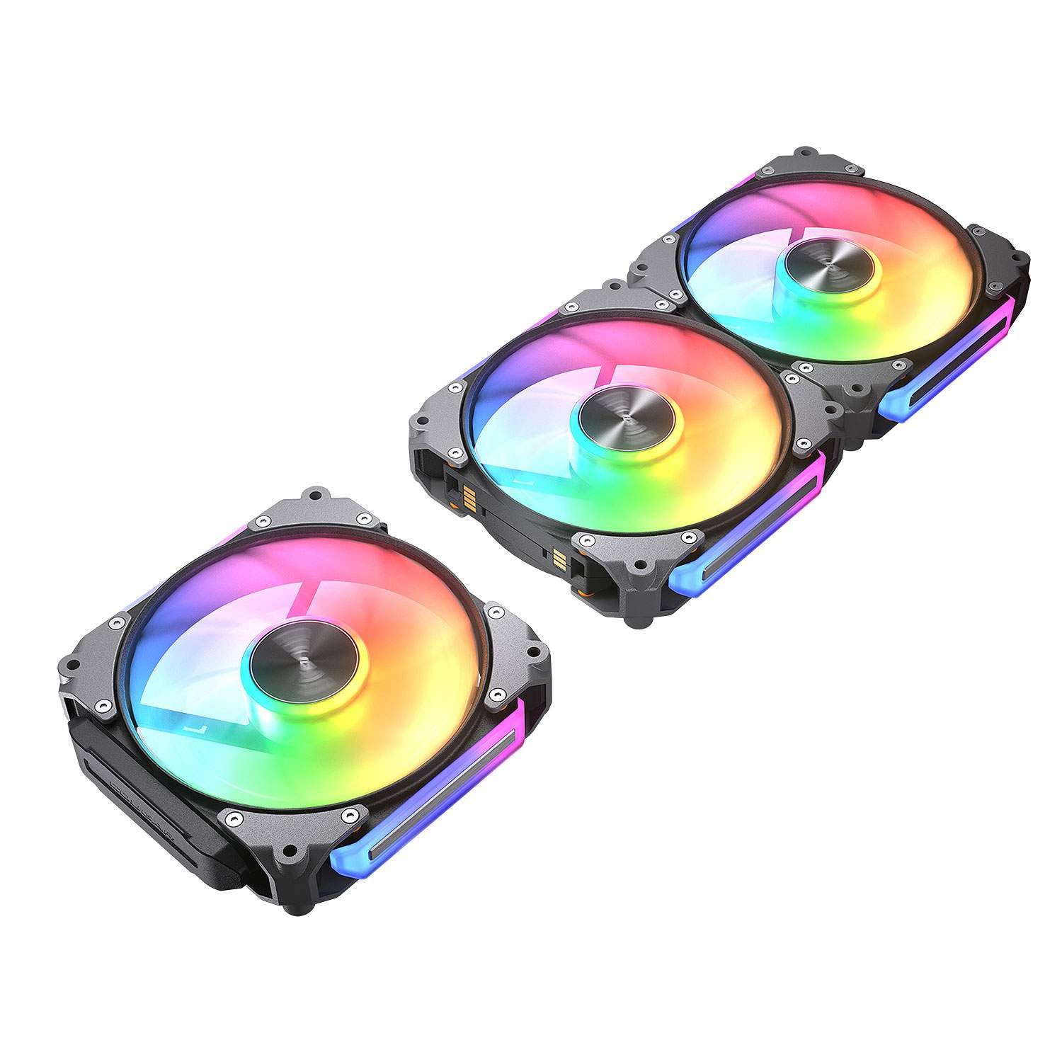 COUGAR Gehäuse Lüfter Apolar 120 ARGB,Schwarz, 3er-Pack