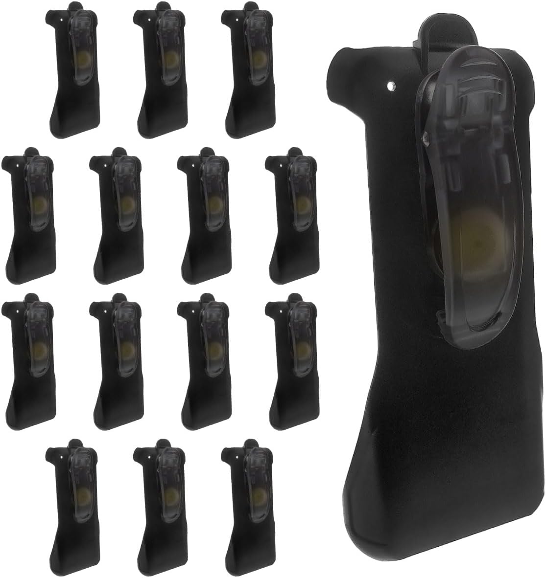 Artisan Power 15 Pack Black Plastic Holsters with Swivel Belt Clip for Cisco 8821 | Belt Clip Rotates 180 Degree | Built for Tough Environments and Frequent Usage