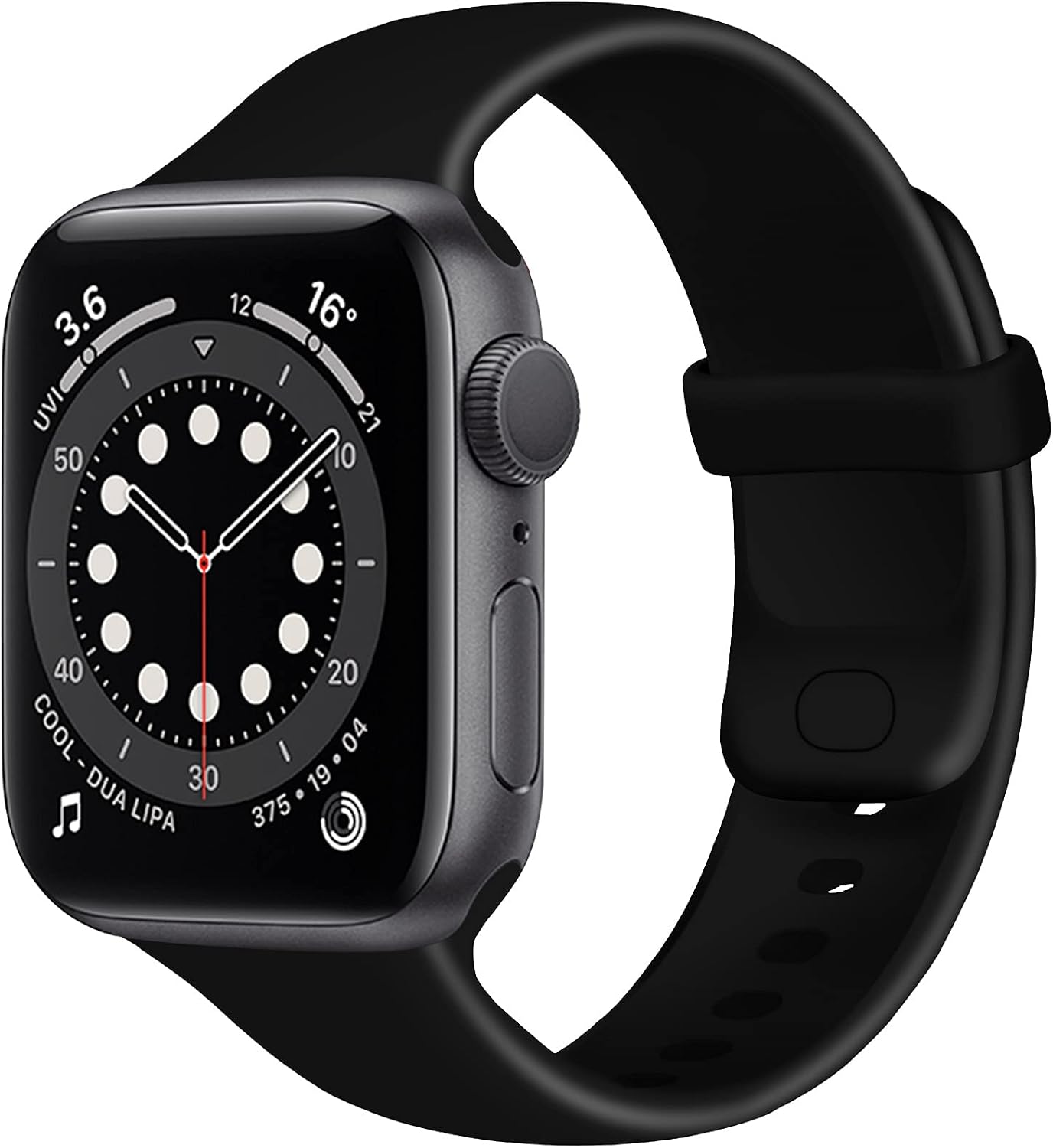 TopPerfekt classical design Sport Strap Compatible with Apple Watch Straps 42/44/45/49mm