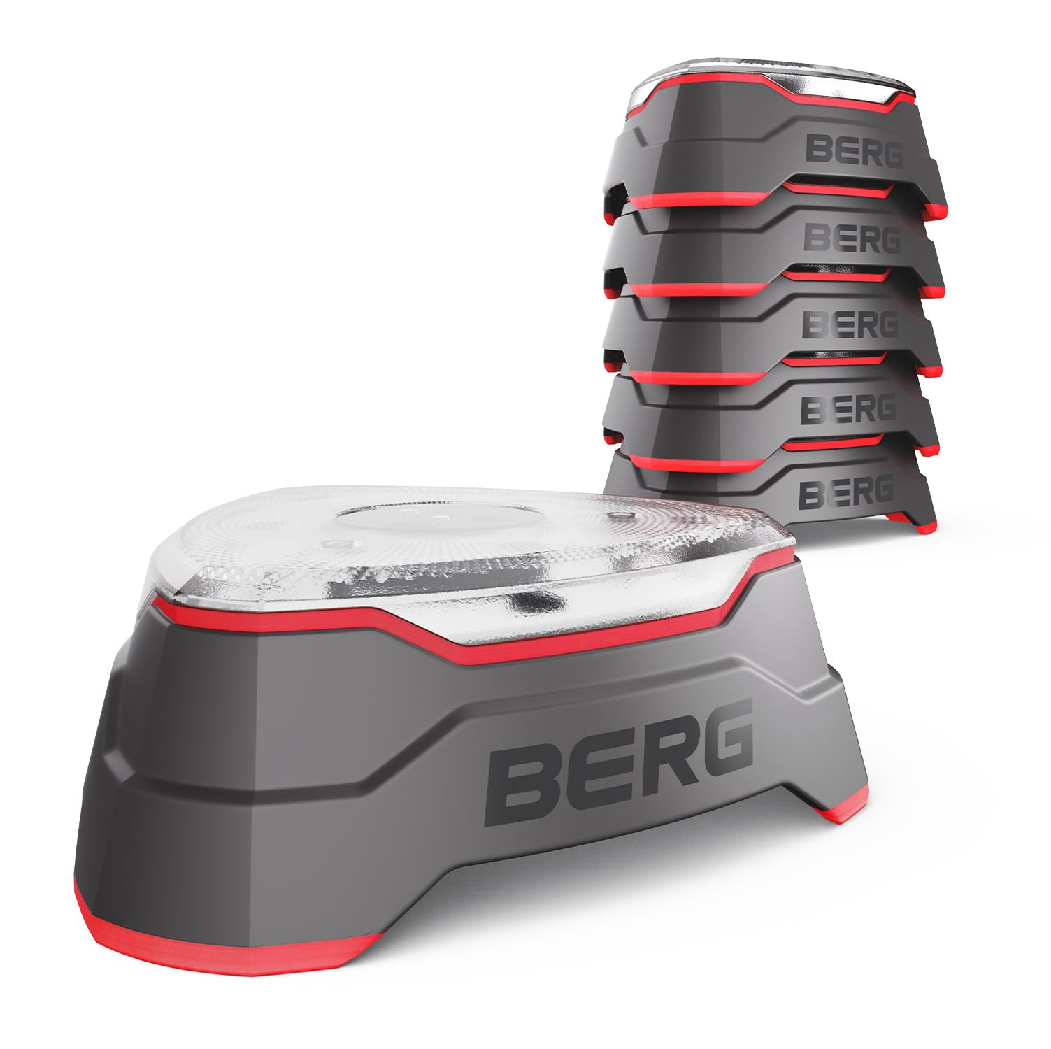 BERG Infinity Pods Set | Balance-Pods & Reaktionslichter für Fitness & Koordination | Farbspiel für Gedächtnistraining & Geschwindigkeit | Kompatibel Produkten | Indoor & Outdoor geeignet