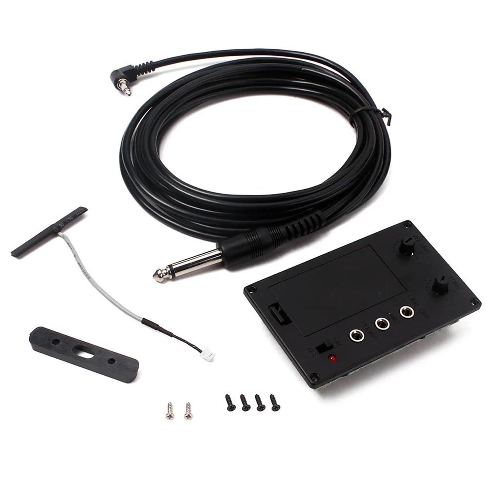 Professionale Accessori Per Violino Preamplificatore Silenzioso Per Violino Regolabile Leggero Portatile Eco Accessorio Nero