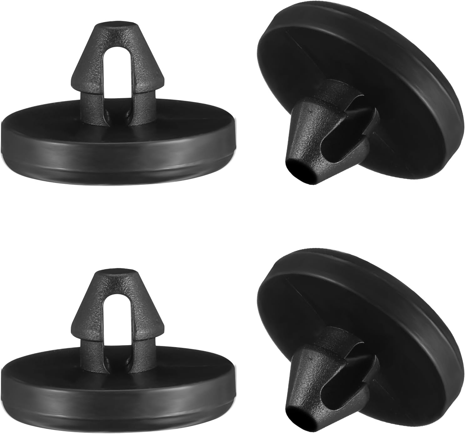 Teaaha 4PCS Brake Switch Stopper Car Truck Brake Pedal Stop Pad Replacement