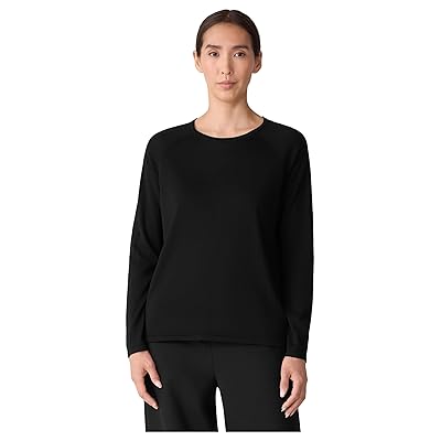 Eileen Fisher Super Fine Merino Crew Neck Sweater Women