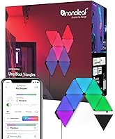 Vista 13 de Nanoleaf RGBW - Luces de pared LED de formas, paneles de pared inteligentes con más de 16 millones de colores, compatibles con Alexa y Google