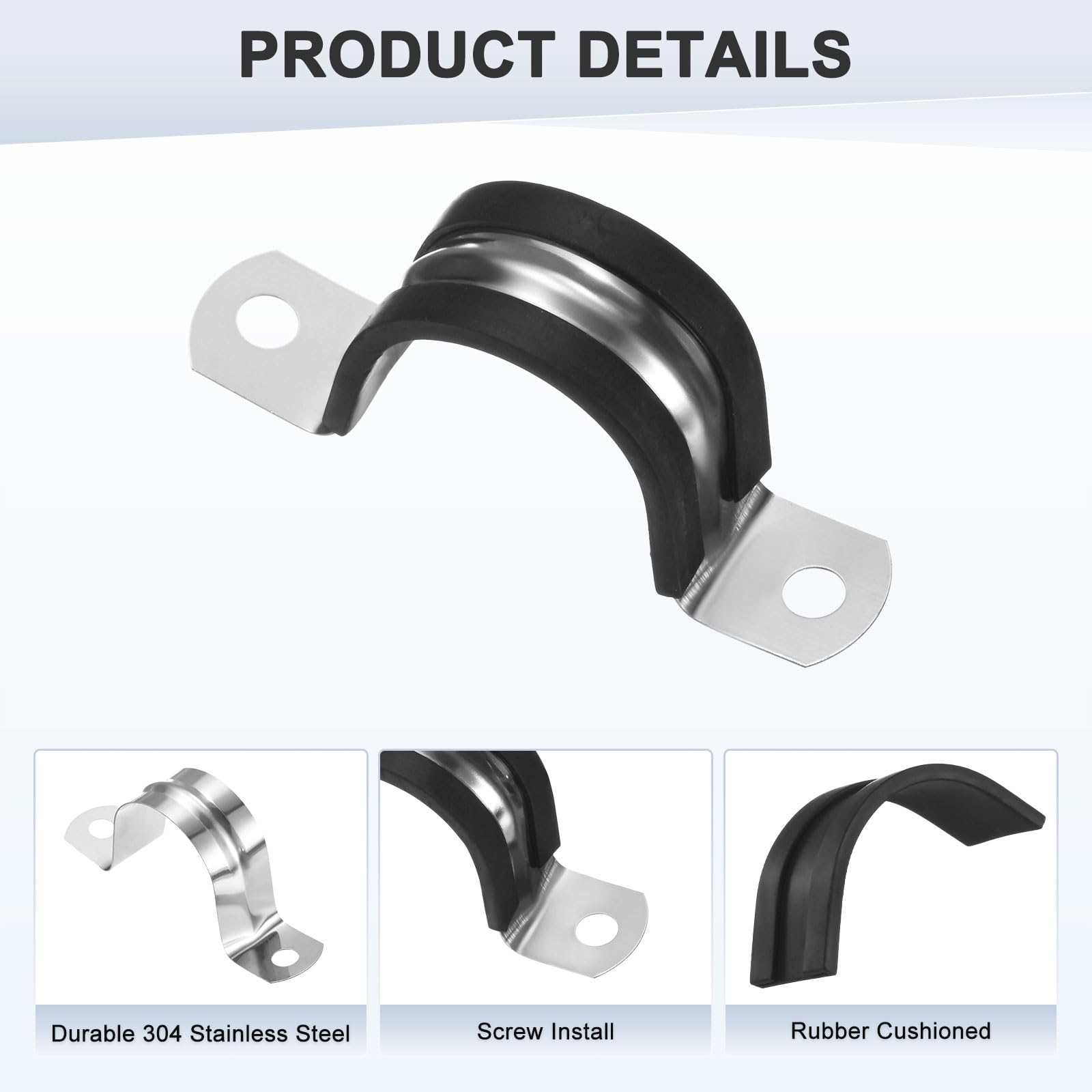 M METERXITY 30-Pack Cable Clamps - Image 2
