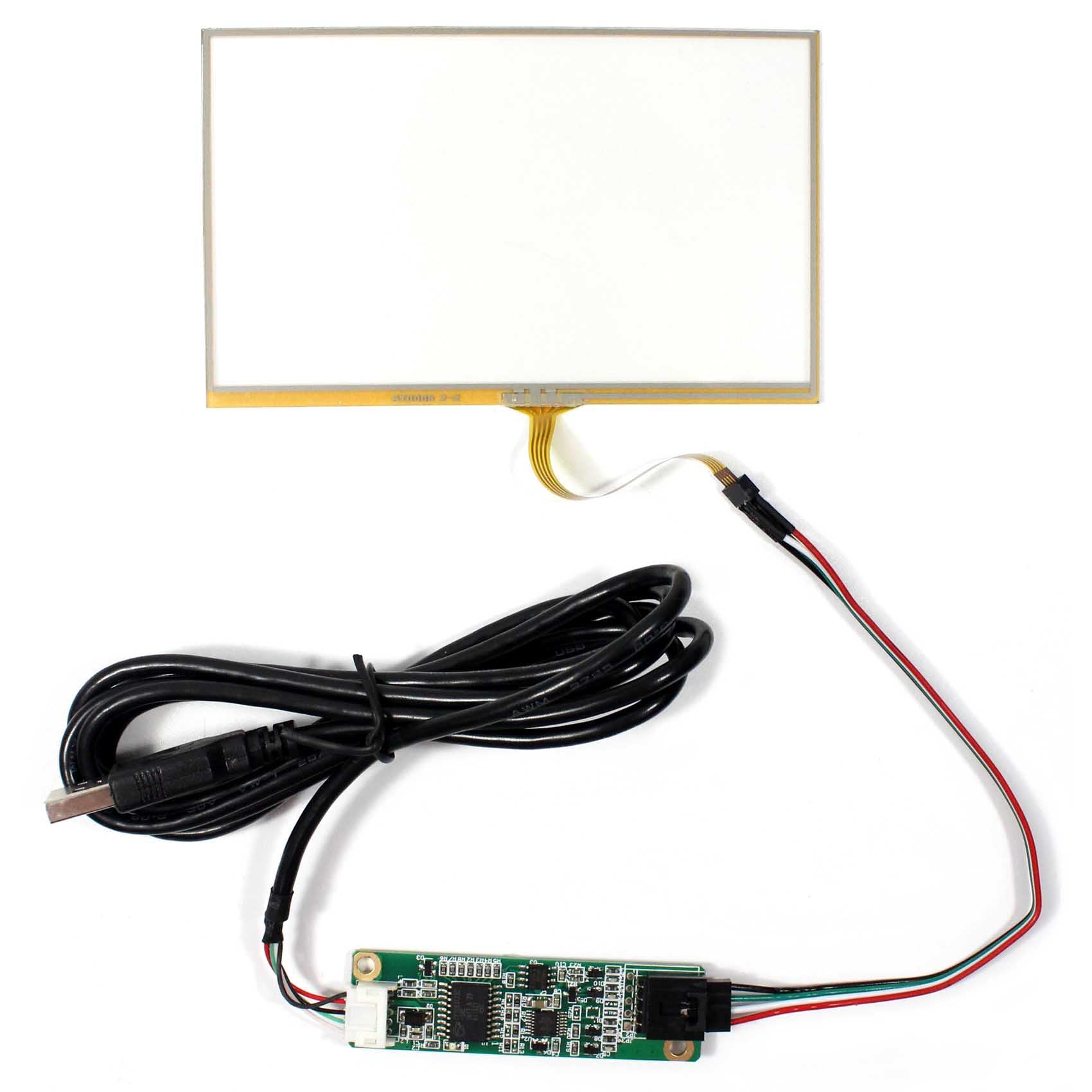 VSDISPLAY 5 pollici 4 fili resistivo Touch Panel VS050TP-A4 con scheda controller USB