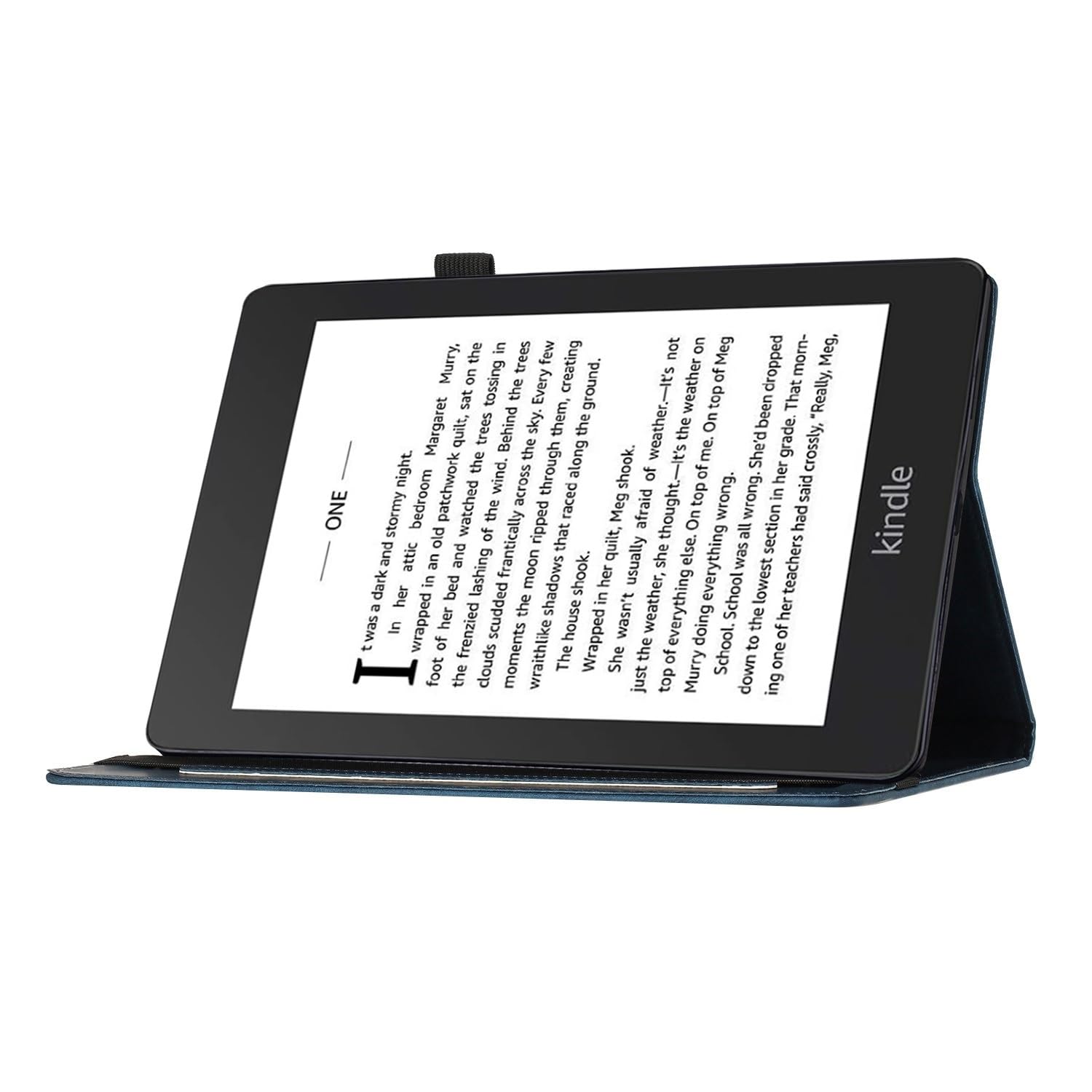 Custodia protettiva per tablet PC compatibile con Kindle Paperwhite 5 (11a generazione 2021) da 6,8 pollici con supporto pieghevole in rilievo, custodia protettiva a portafoglio antiurto in pelle PU