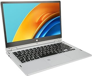 Laptop de 13,3 Polegadas para Win11, LPDDR4 16 GB RAM 1 TB ROM SSD, CPU Quad Core 1 Laptop para Jogos, Gráficos Integrados, 360 Graus Conversível, Leitor de Impressão Digital, USB (16+1 TB Plugue UE)