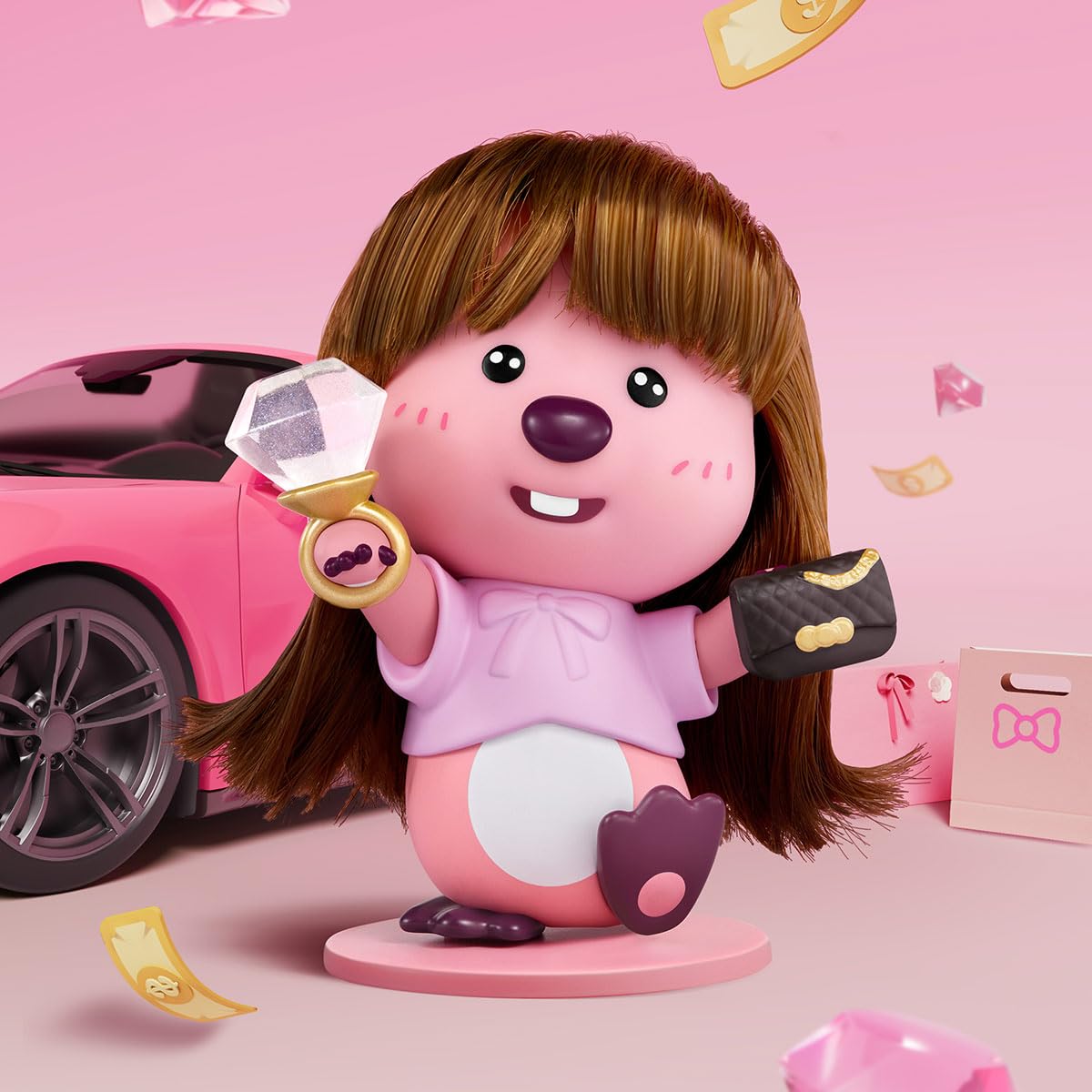 POP MART ZANMANG LOOPY's Moments Series Figures Whole Set Premium Design Gifts for Women Fan-Favorite Collectible Chic Art Toy Figure - Image 3