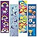 Kids Bookmarks Bulk Variety Pack - 48 Bookmarks Total (12 Mermaid, 12 Unicorn, 12 Emoticon, 12 Sports) - Birthday Party Favors - Student Prizes - Teacher Rewards - Reading Incentives - School Store