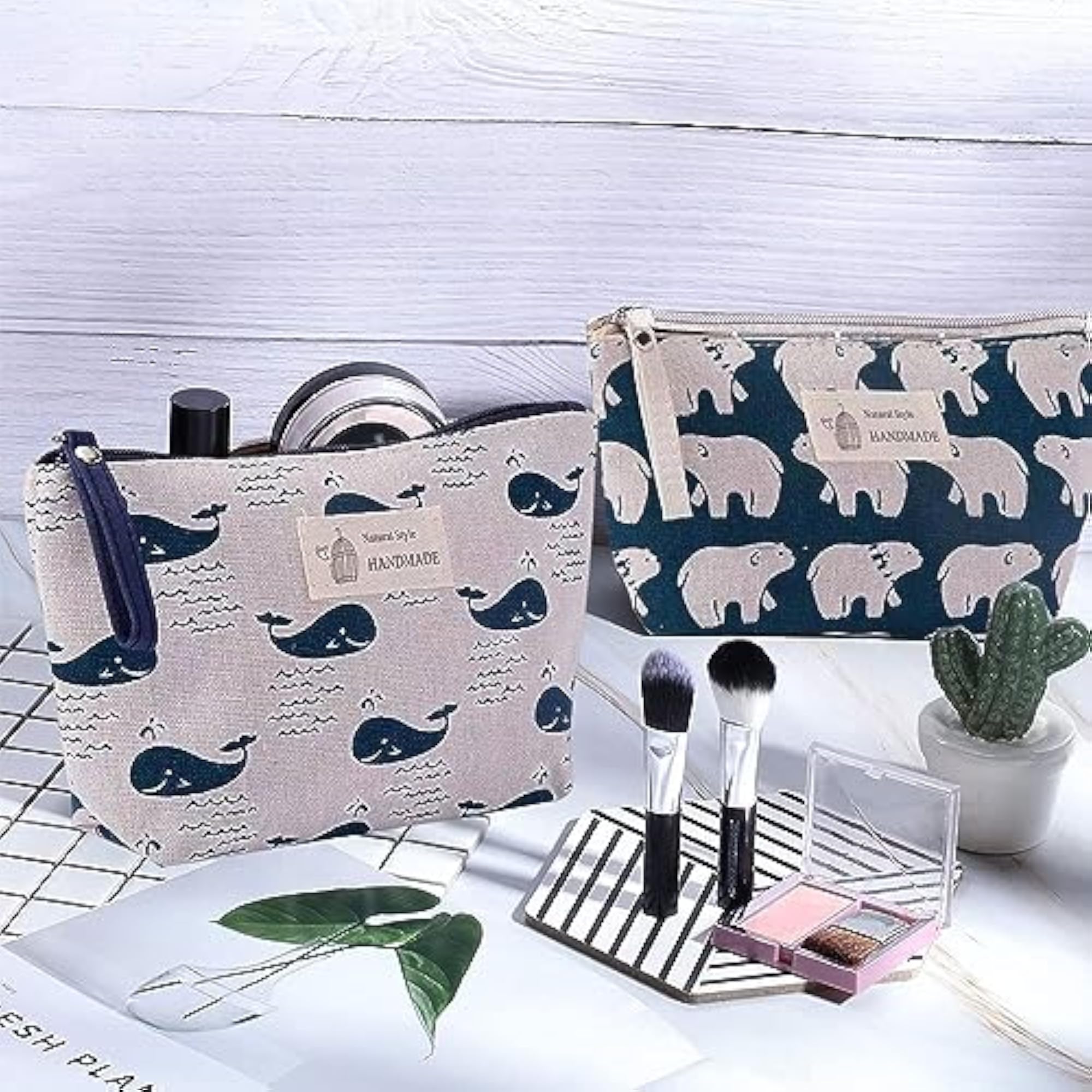 Women's Makeup Pouch, Travel Storage Bag, Stylish Design