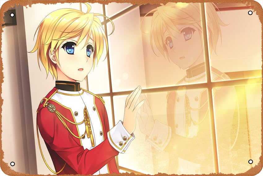 Hello Lady!, Sorako Katsuragi Anime Poster Home Wall Art Decoration Retro Metal Tin Sign 8x12 inch