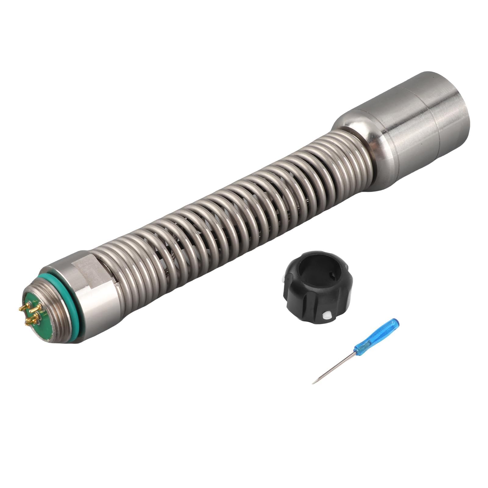 Headerbs Cámara de Inspección de Alcantarillado de 23 Mm Cabezal IP68 Endoscopio de Tubería Endoscopio de la Cámara Accesorio con 12 LED Ajustables