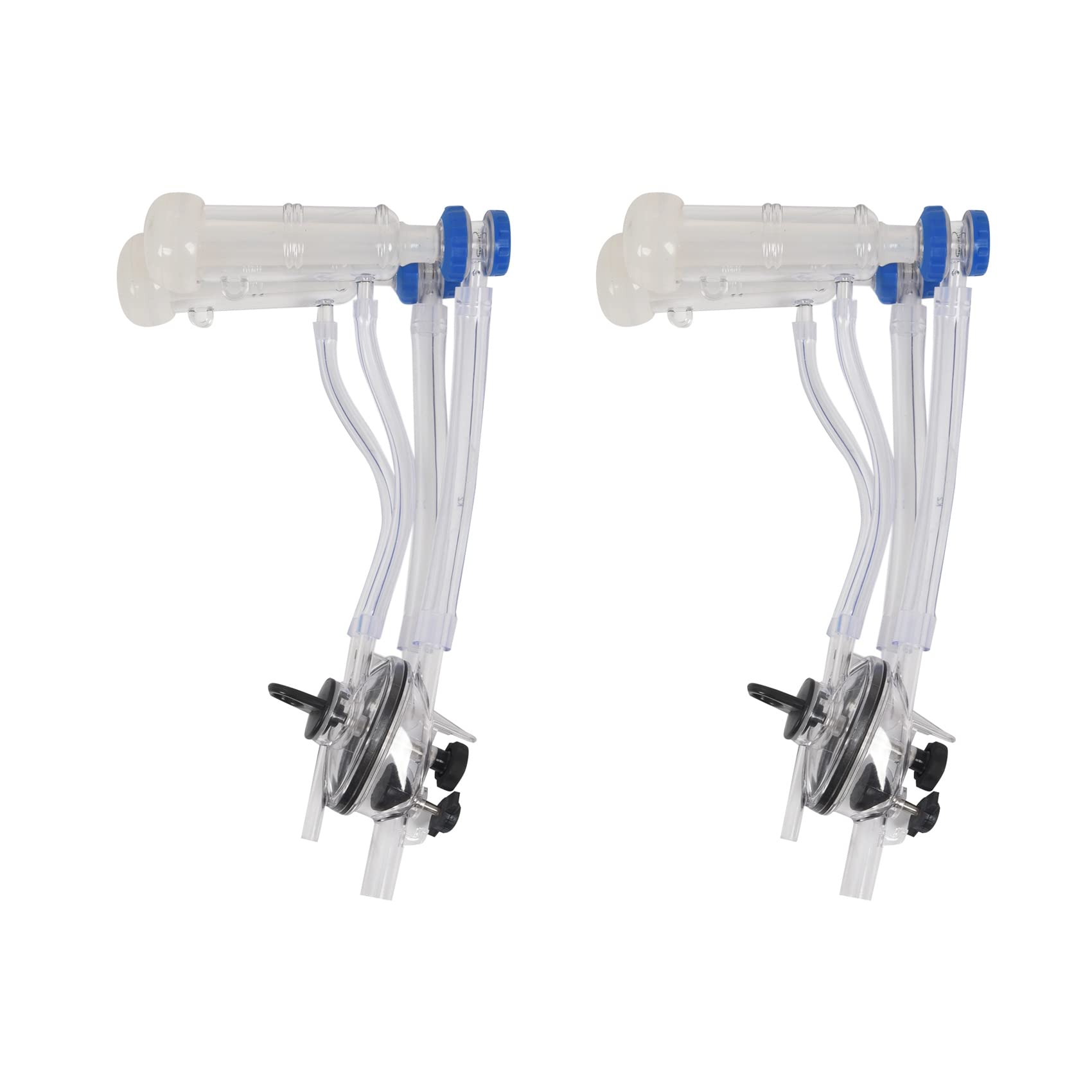 Trjgtas 2 piezas de la máquina de ordeño de ovejas de cabra, kit de , tazas de pezón de ordeño manual, colector portátil, pieza de ordeñadora de cabras