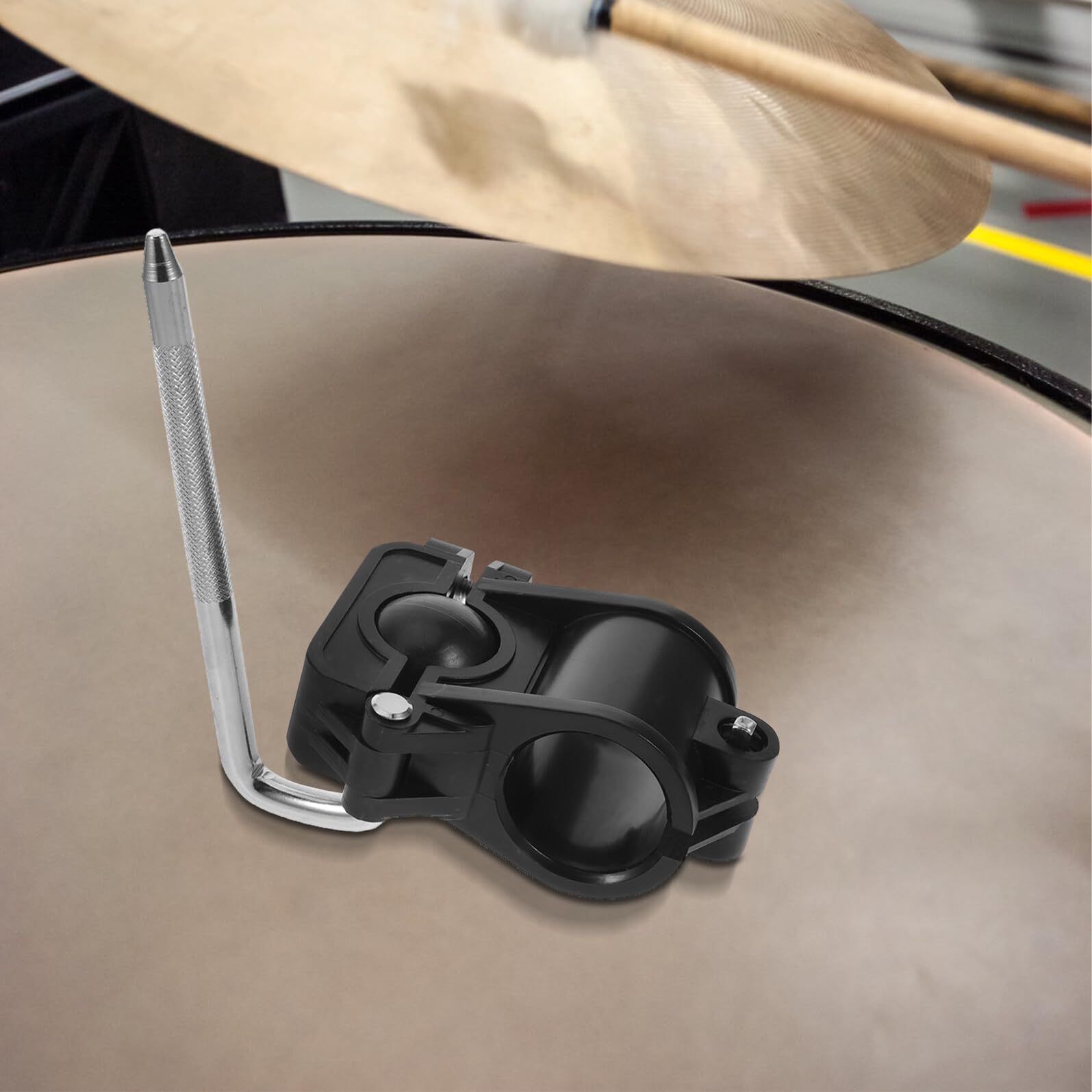 iplusmile Morsetto Clip in Metallo e Plastica per Batteria Elettronica con Supporto a Sfera Facile Installazione per Kit di Tamburi in Ambienti Live e Studio