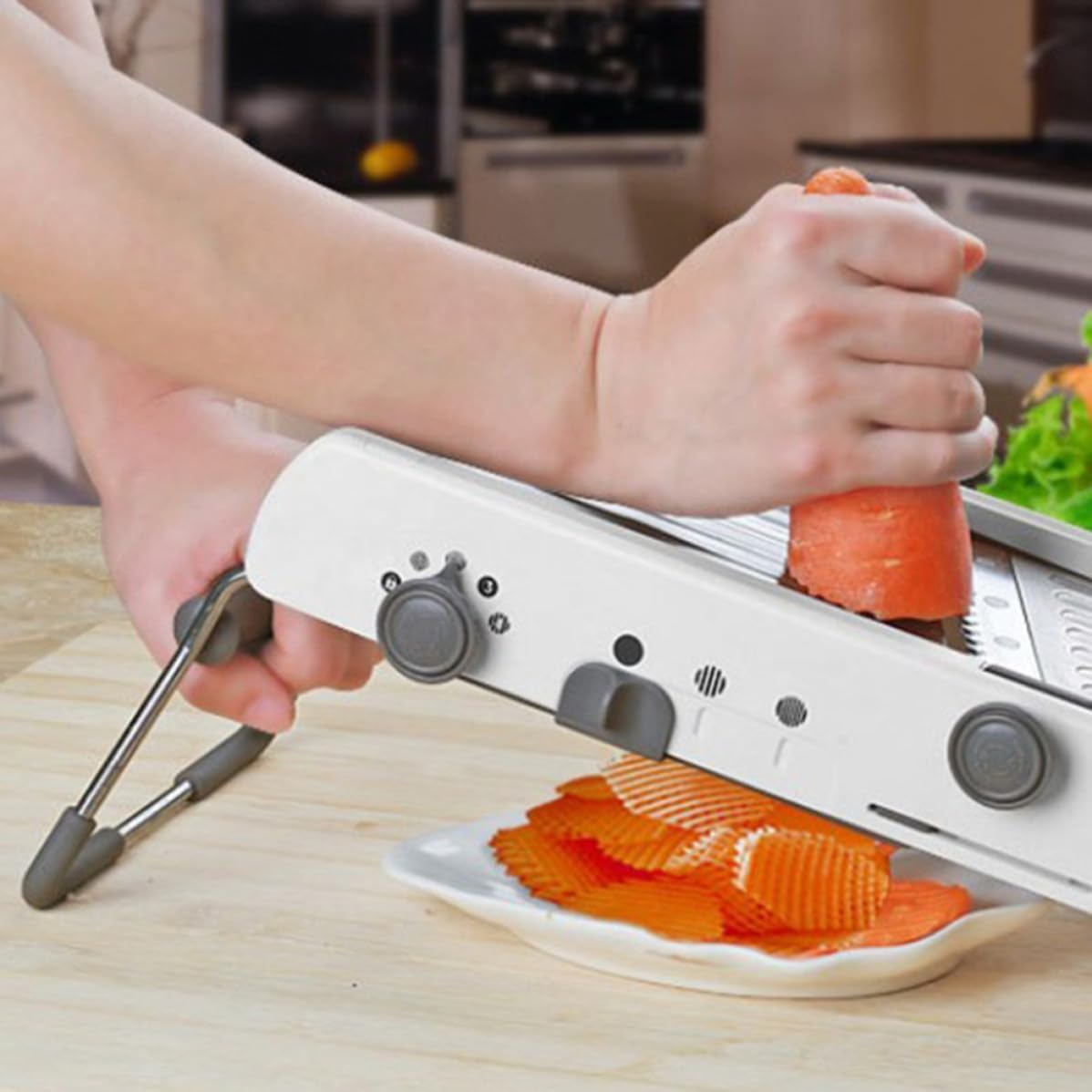 Stainless Steel Food Slicer Vegetable Cheese Cutter Adjustable