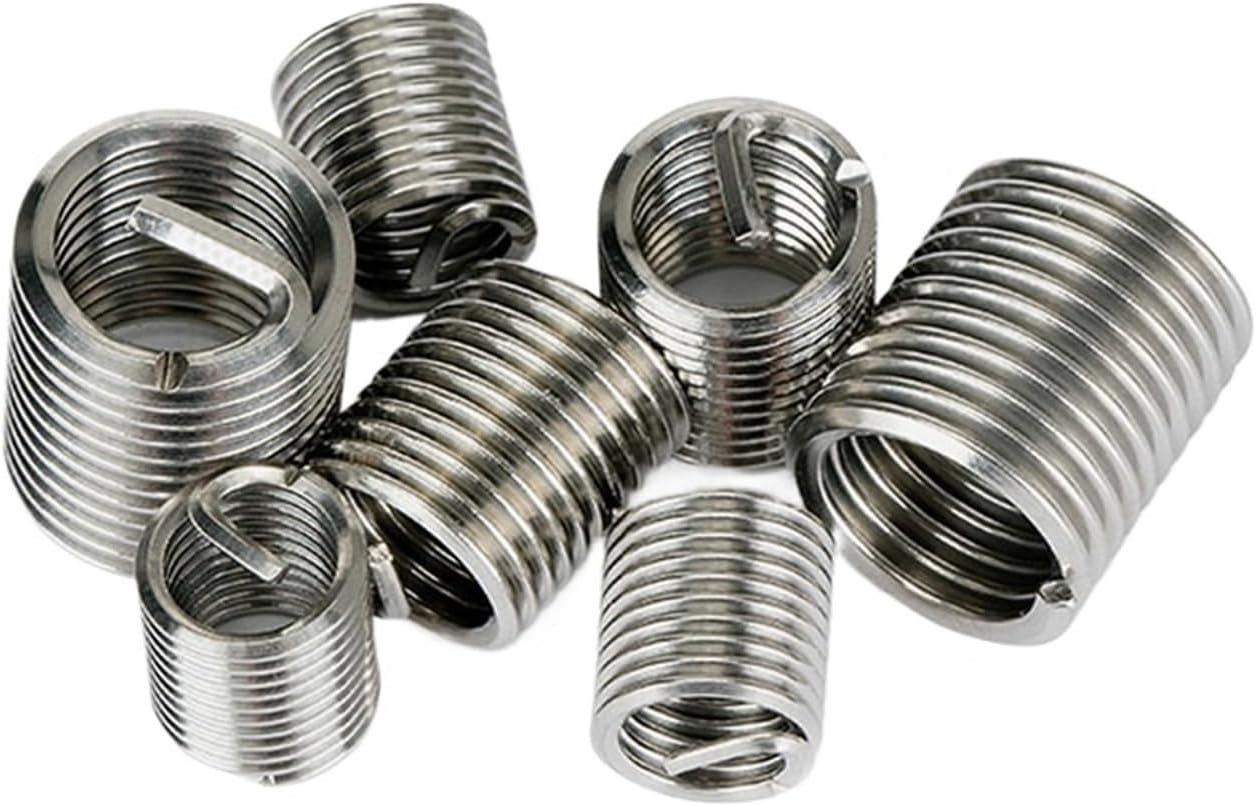Screw Bushing Thread Repair Insert 20pcs 10-24/35 1D-3D Wire Stainless Steel 304 Helicoil Inserts(10# 24,2D)