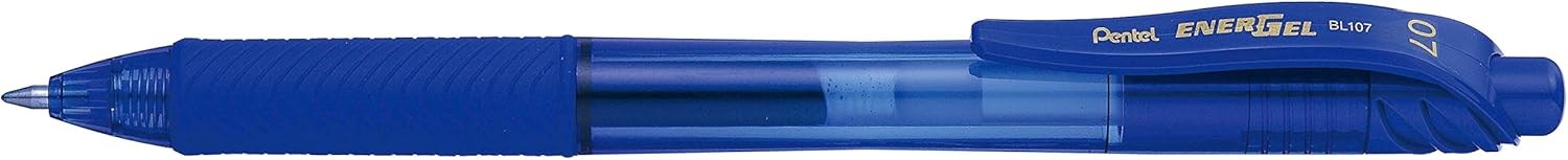 Pentel School/Office/Smart Working Set (2 Rollers Energel X BL107 Blue, 2 x LR7 Blue Refills 1 x Mechanical Pencils 0.7 mm, 1 x Mini Tape White)