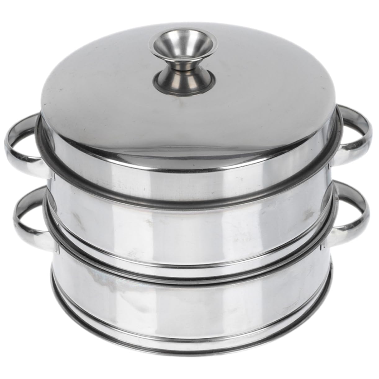 Ipetboom Vaporera Inoxidable con Tapa Accesorio Doméstico para Cocinar al Vapor Fácil de Limpiar y Uso Seguro para Cocina
