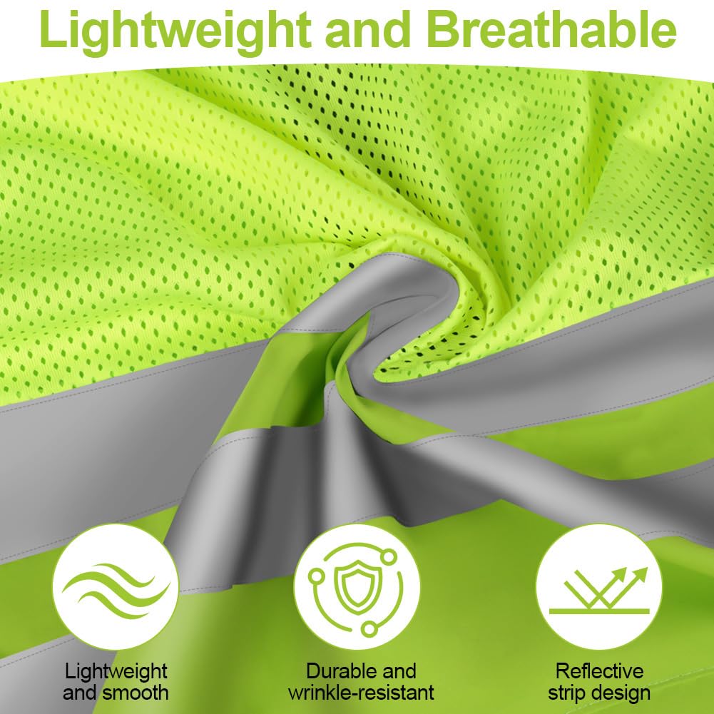 AUYAO Reflektierende Fahrradweste Herren Damen, Windweste Visibility Vest, Warnweste mit Reißverschluss, Ärmellos MTB Radweste, Laufweste Radfahren, Joggen, Winddicht, Atmungsaktiv