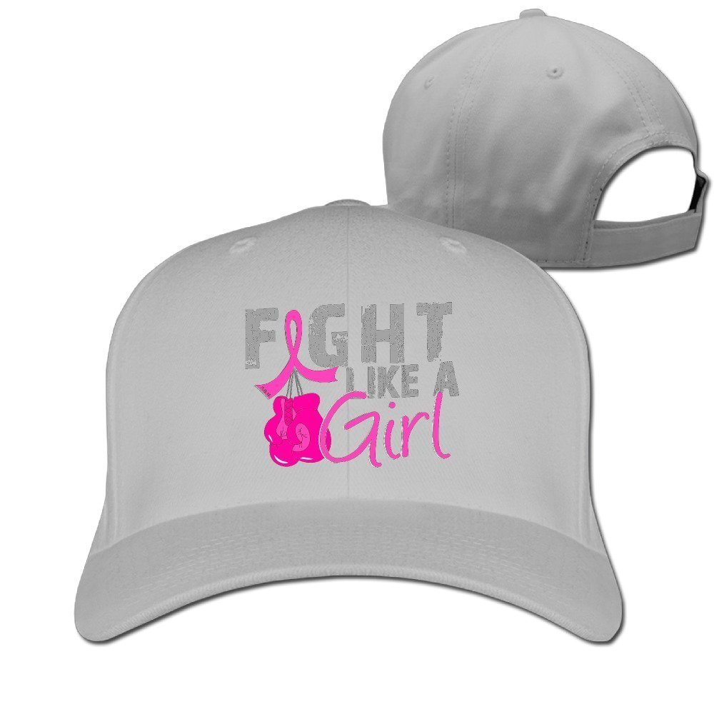 Plain Adjustable Fight Like A Girl Breast Cancer Awareness Caps Winter Hats