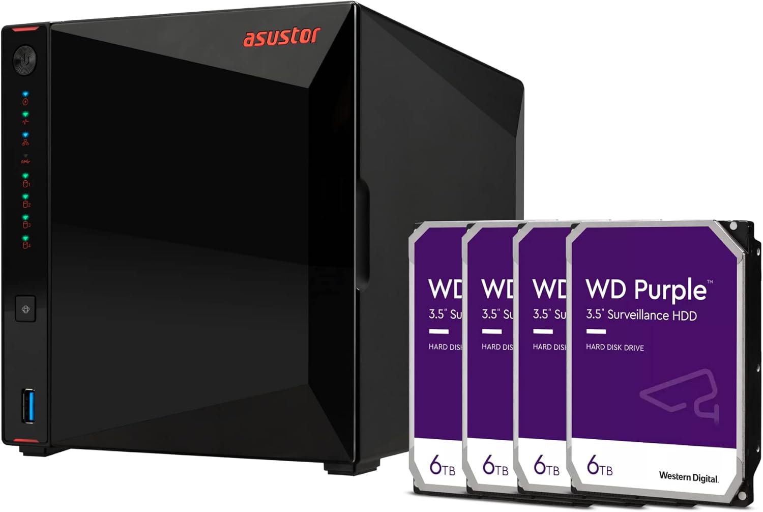 Asustor AS5304T 4 Bay NAS Quad-Core CPU, Dual 2.5GbE Hong ...