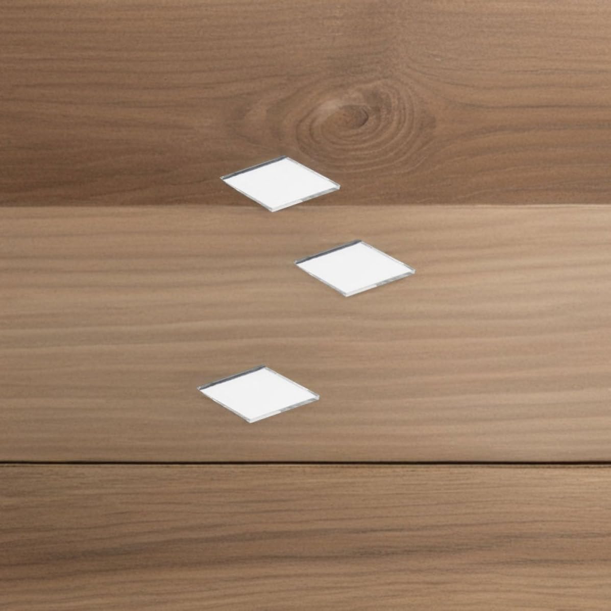 iplusmile Azulejos Acabado Brillante 200 de Espejo Acrílico Autoadhesivos en Forma de Rombo y Adhesivo para de Disco y Muebles