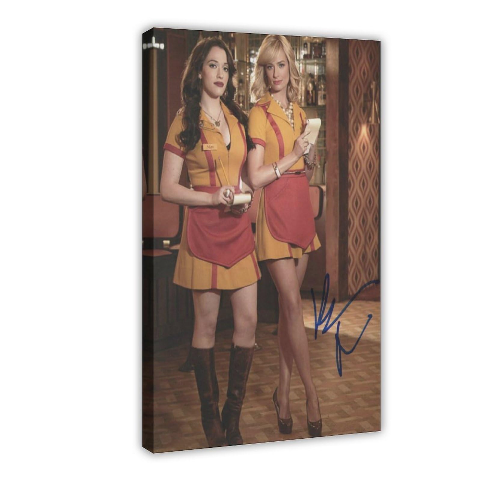 Actress Beth Behrs 5 Canvas Poster Wall Art Decor Print Picture Paintings for Living Room Bedroom Decoration Frame-style 24x36inch(60x90cm)