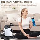 PURNKAM™ Foldable Mini Fitness Cycle Pedal Exerciser Bike Gym Machine with Digital Display Meter for Men Women Home Exercise Gym, LCD Monitor, Quiet Operation gallery image