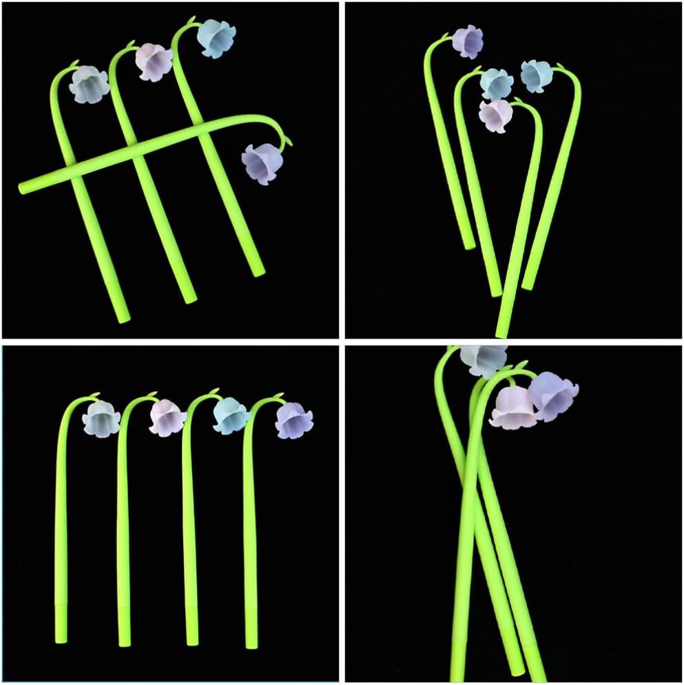 MAGICLULU 10pcs Pens Portable Gel Pen Student Stationery for Students Multipurpose Gel Students Supplies Lovely Shaped Signature Cute Writing Office